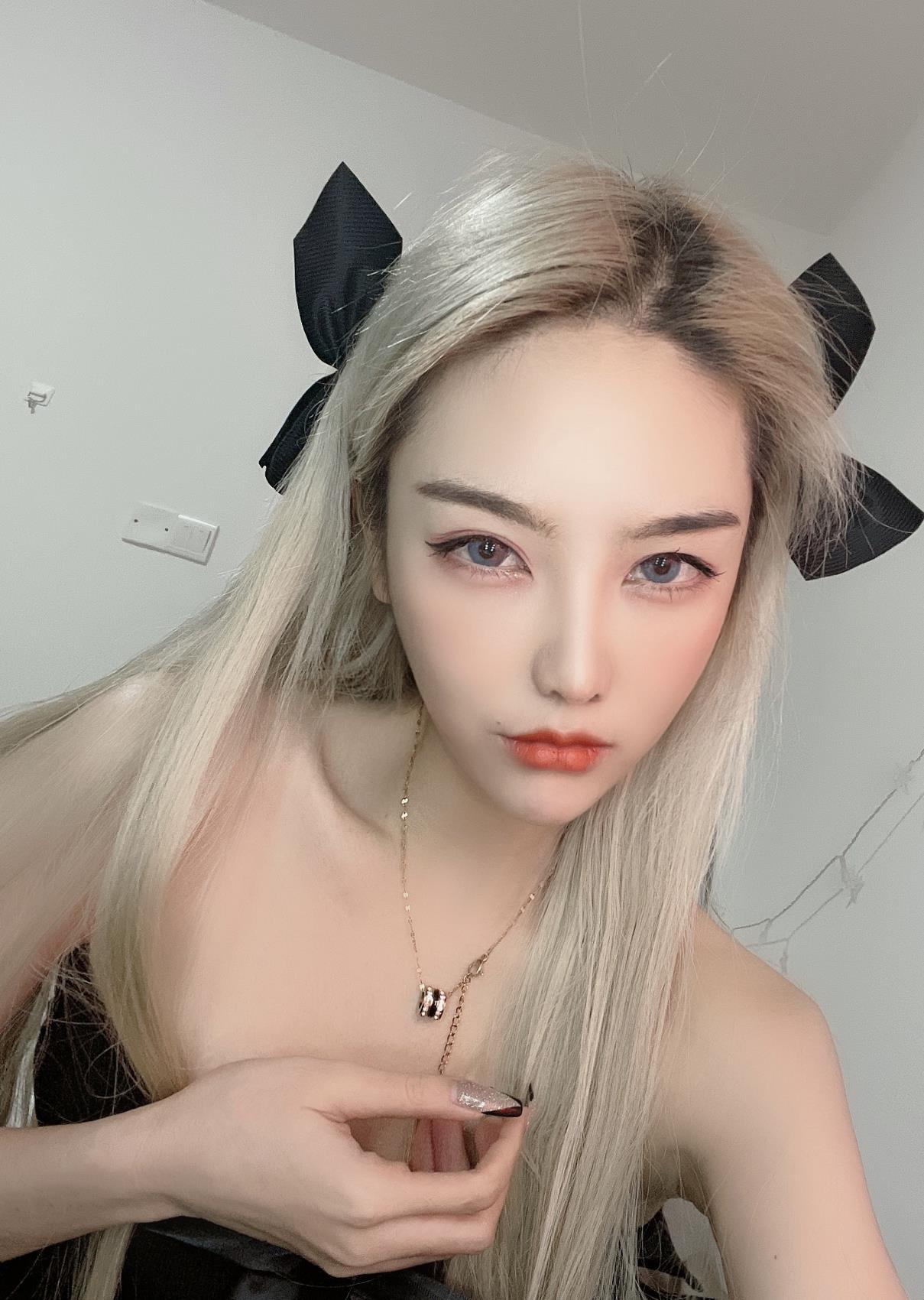 黑丝装小楠汐，温柔小妹子，下面很浅 第6张